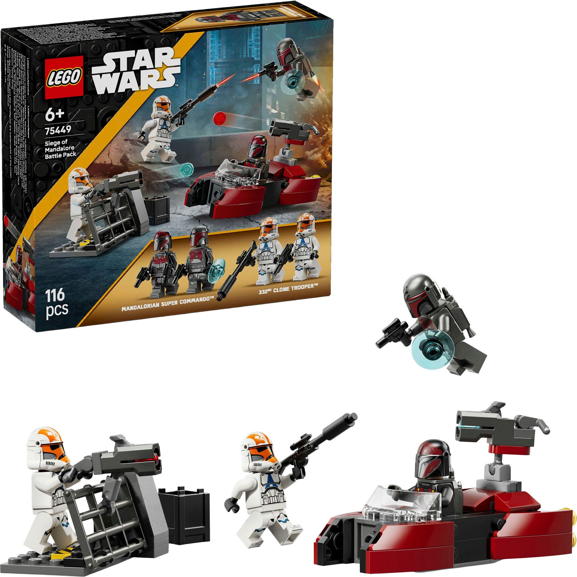 Belagerung von Mandalore Battle Pack (75449), LEGO Star Wars Konstruktionsspielsteine