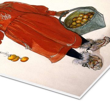 Posterlounge Forex-Bild Carl Larsson, Brita als Iduna, Malerei