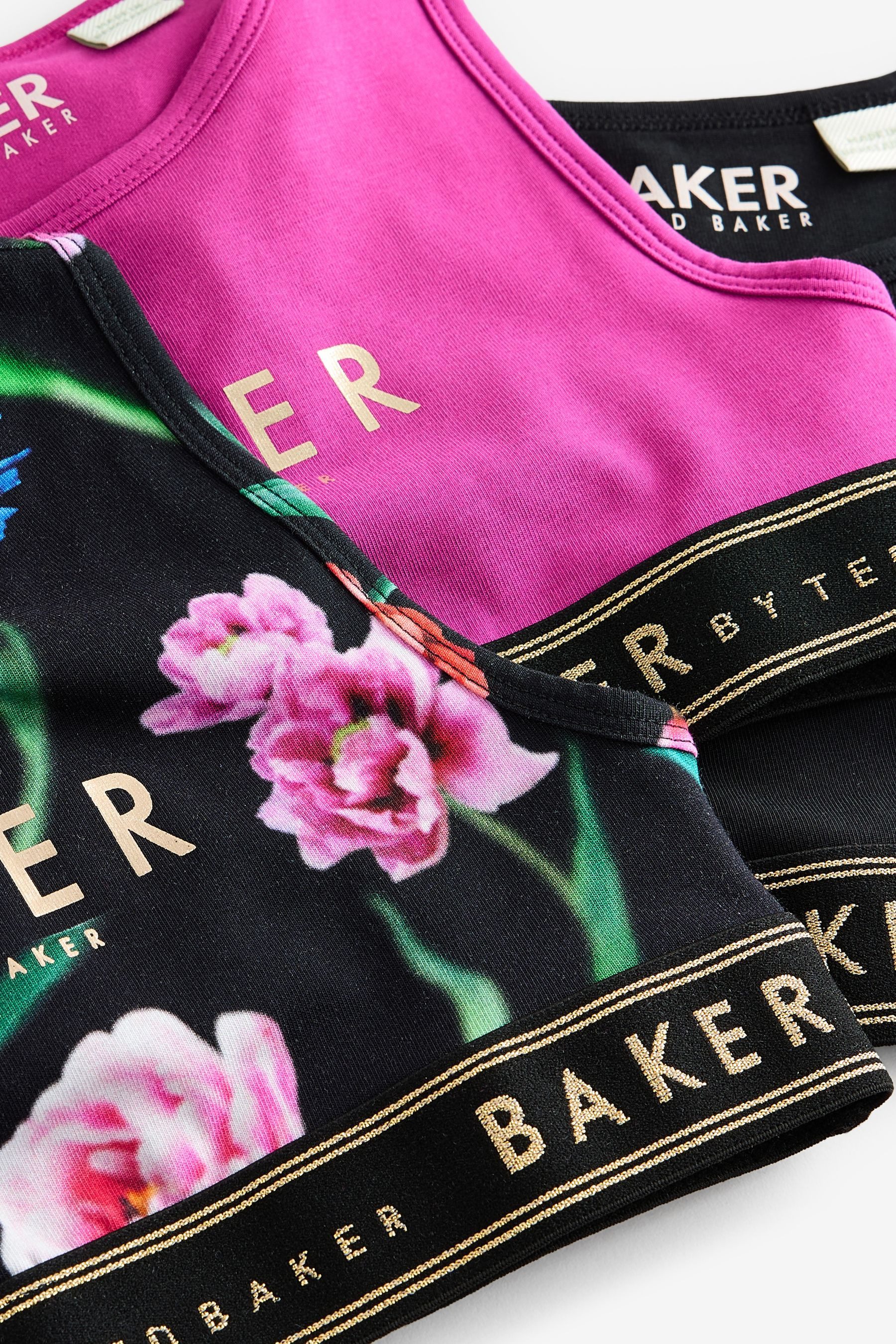 Baker by Ted Baker Crop-Top Baker by Ted Baker Kurztops, 3er-Pack (3-tlg)