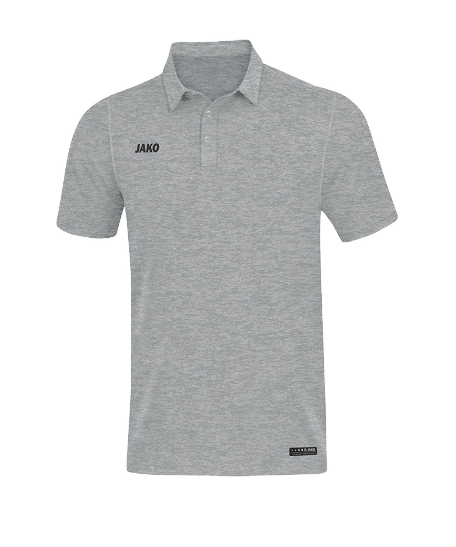 Basics Poloshirt default T-Shirt Jako Grauschwarz Premium