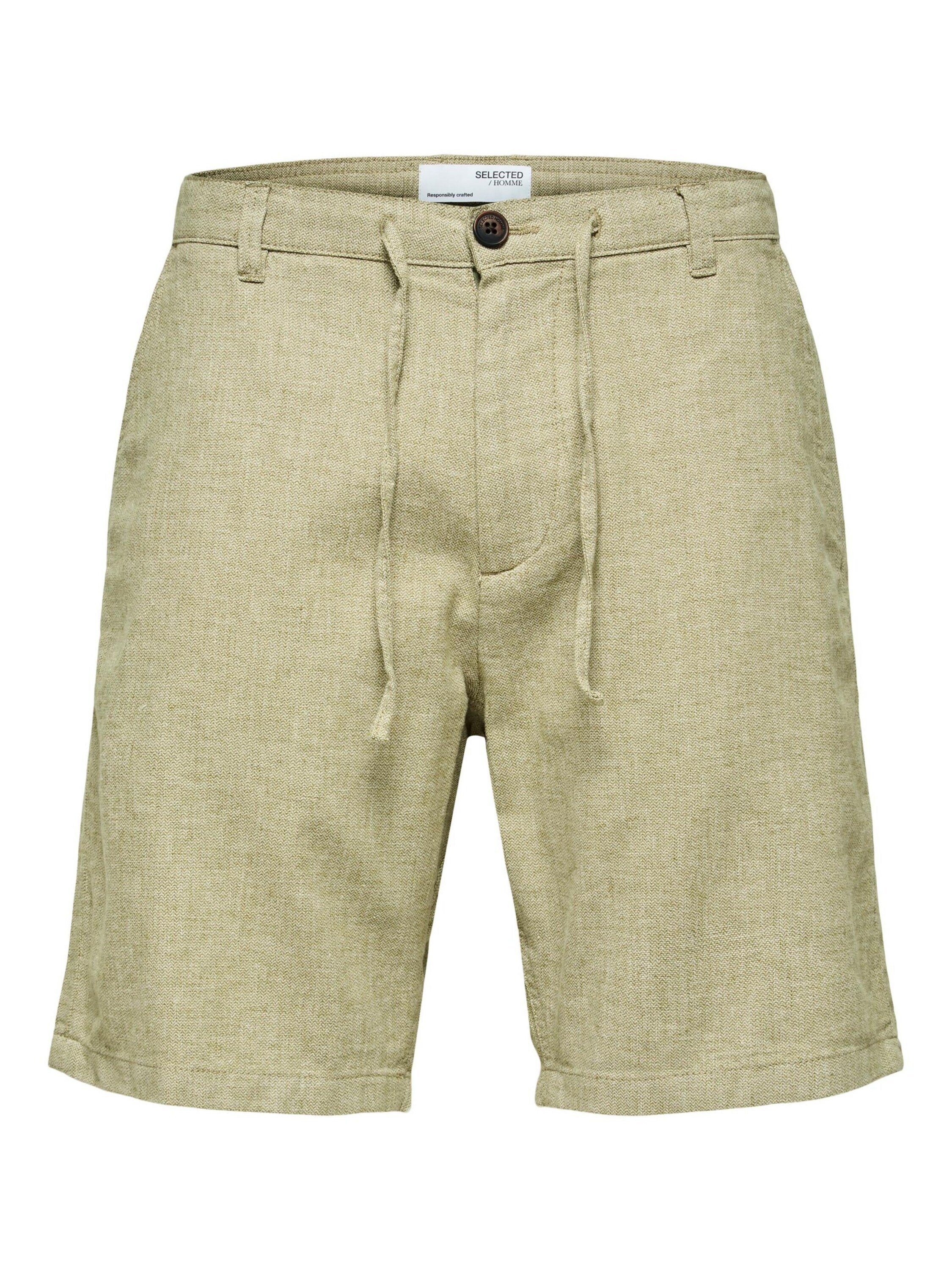 preisgünstig SELECTED HOMME Sporthose Brody 16087638 Olive OATMEAL MIXED W. Branch (1-tlg)