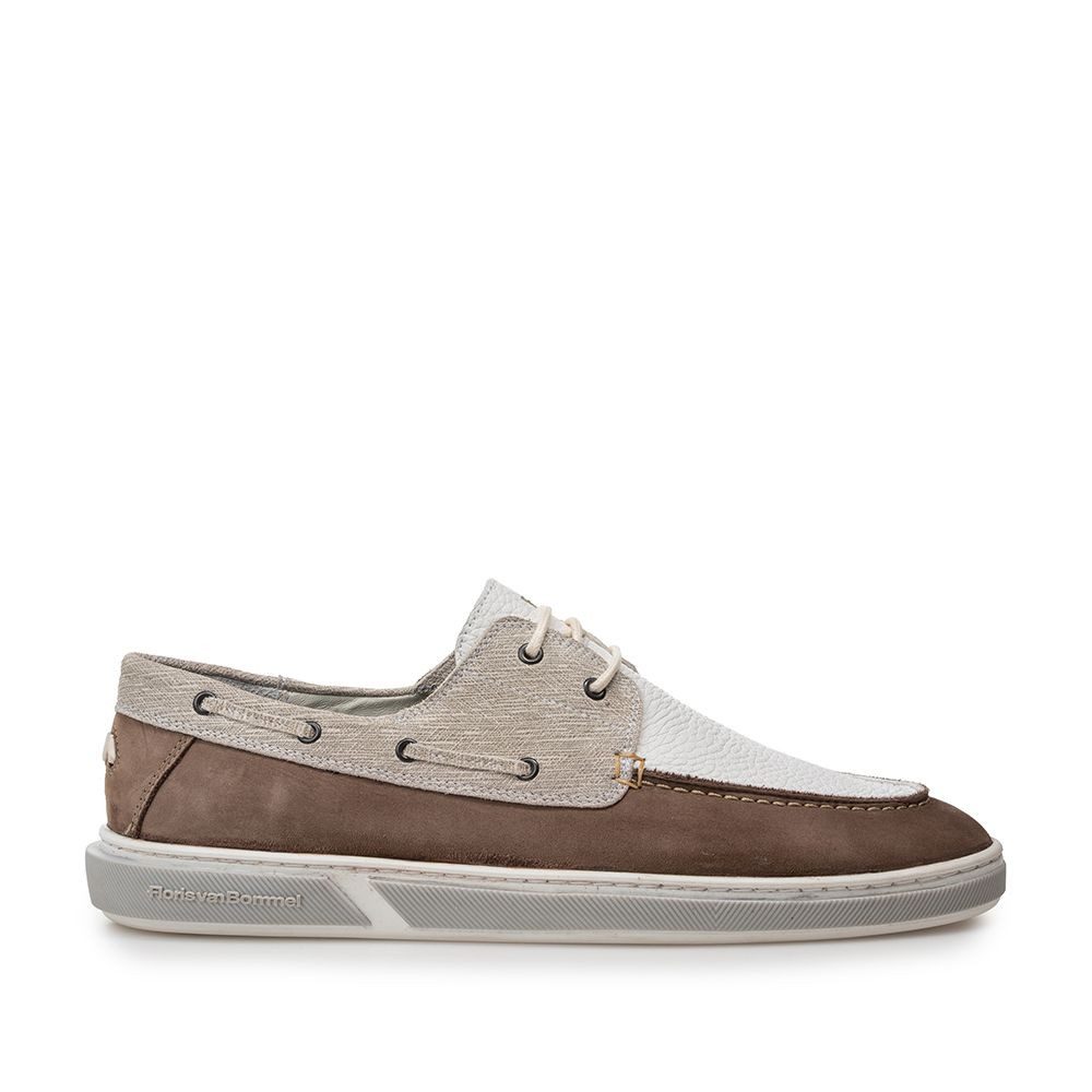 Floris van Bommel Floris Casual LightBrown Suede desi Slipper