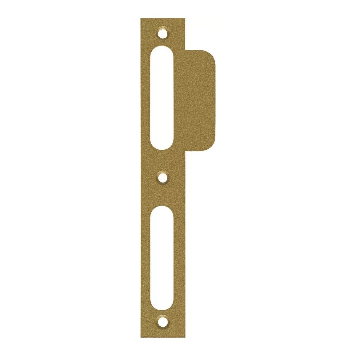 ABUS Schließblech Lappenschließblech SSK R HG SB DIN Rechts 24 x 40 mm Stahl, 40mm Tür Schließblech Türschließblech Türbeschlag Schloss Zubehör