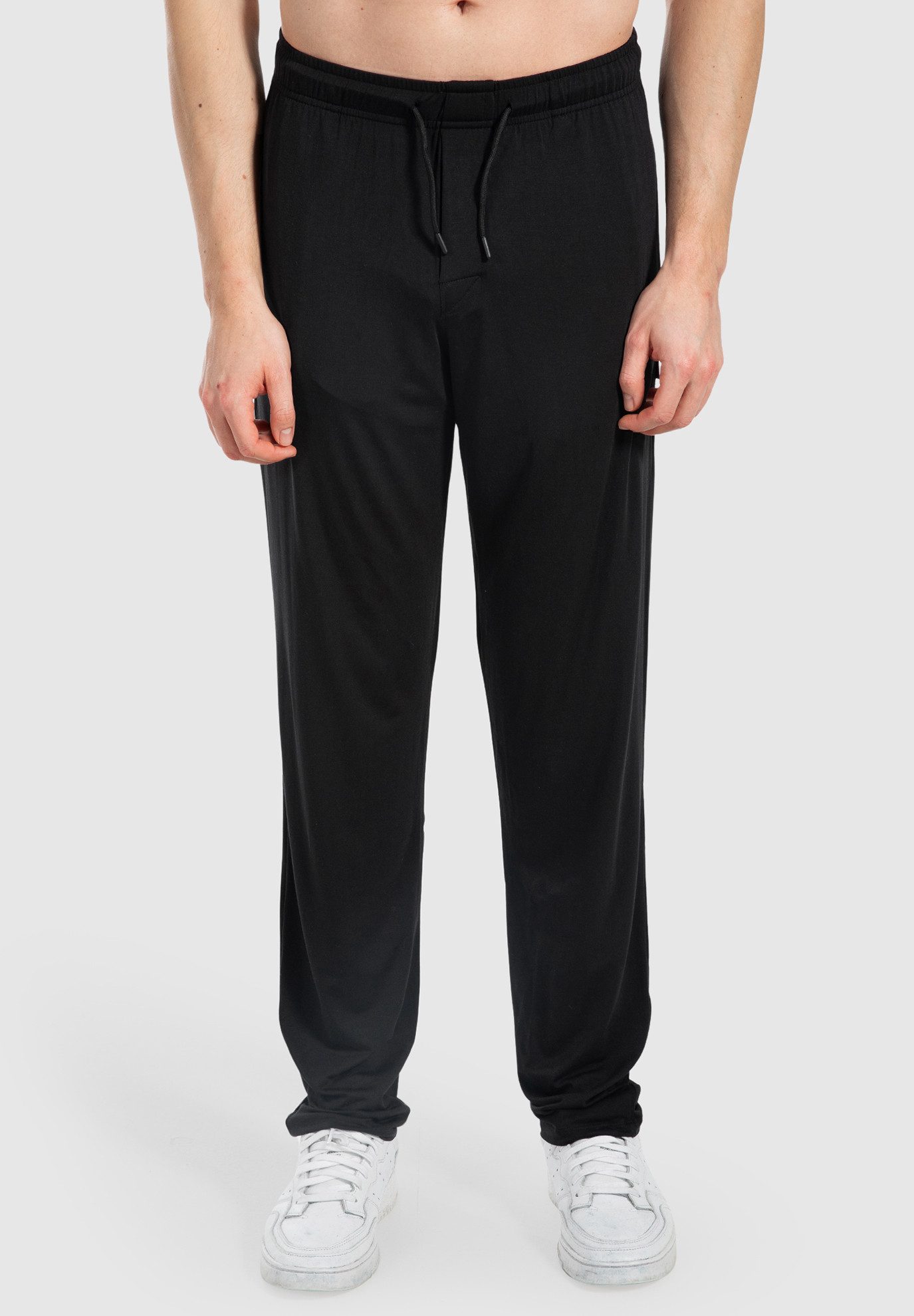 Smilodox Jogginghose Nairo Modal, lange Trainingshose im Regular Fit, leichtes Material Sporthose mit Kordelzug & Eingrifftaschen, Freizet Sport Fitness