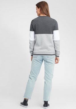 OXMO Hoodie OXOmaya Sportlicher Sweatpullover mit kontrastreichem Muster