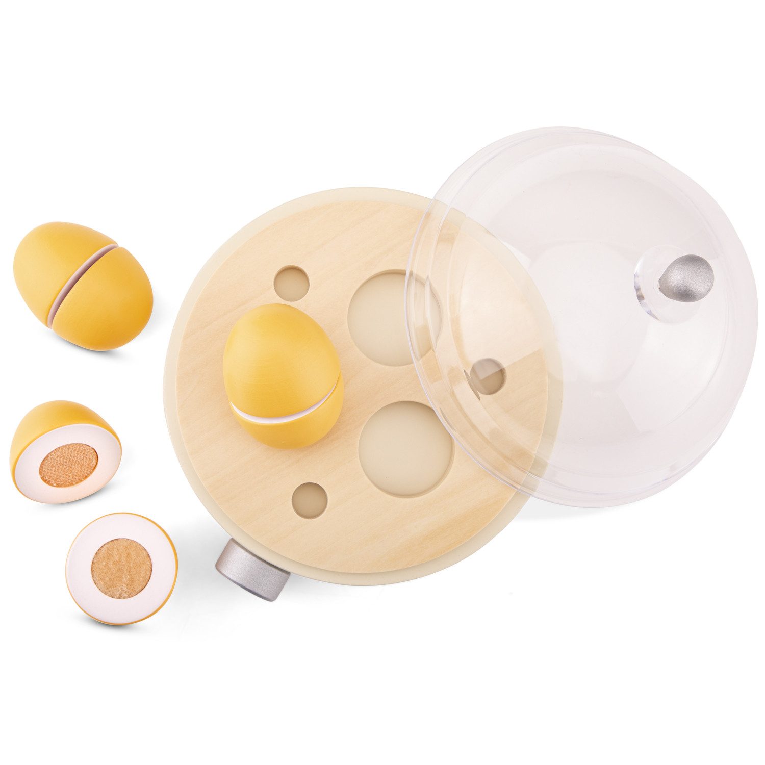 New Classic Toys® Spielküche Eierkocher mit 3 Eiern, FSC® 100 % zertifiziert