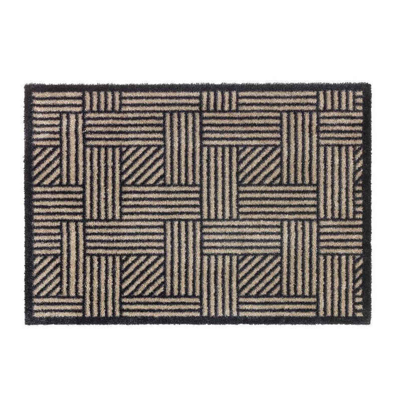 Fußmatte MANHATTEN Fußmatte, SCHÖNER WOHNEN-Kollektion, Rechteckig, Höhe: 7 mm, 50 x 70 cm in Cappuccino