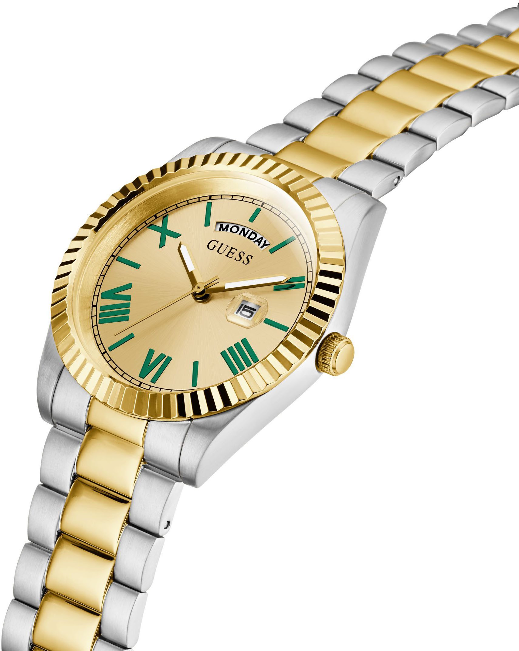 Guess Quarzuhr CONNOISSEUR GW0265G14, Armbanduhr, Herrenuhr, Datum, Wochent günstig online kaufen