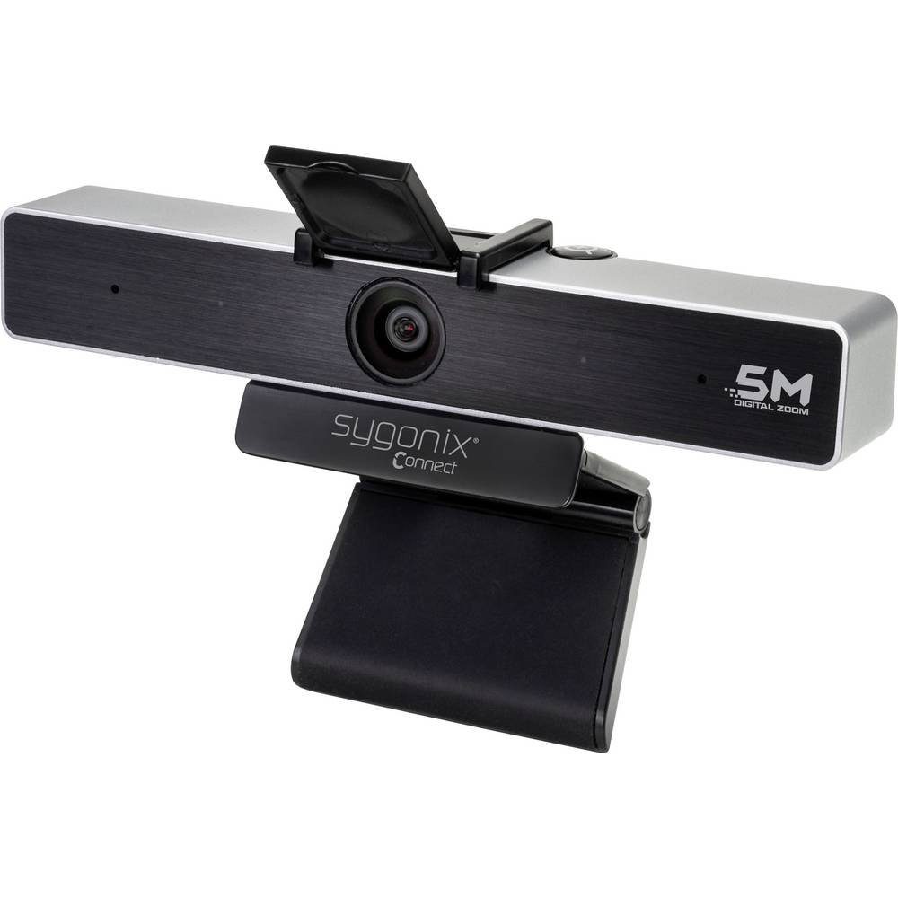 Sygonix Connect 2K (2592 x1944) Webcam mit Stereomikrofon SC-WC-300 Webcam (Klemm-Halterung)