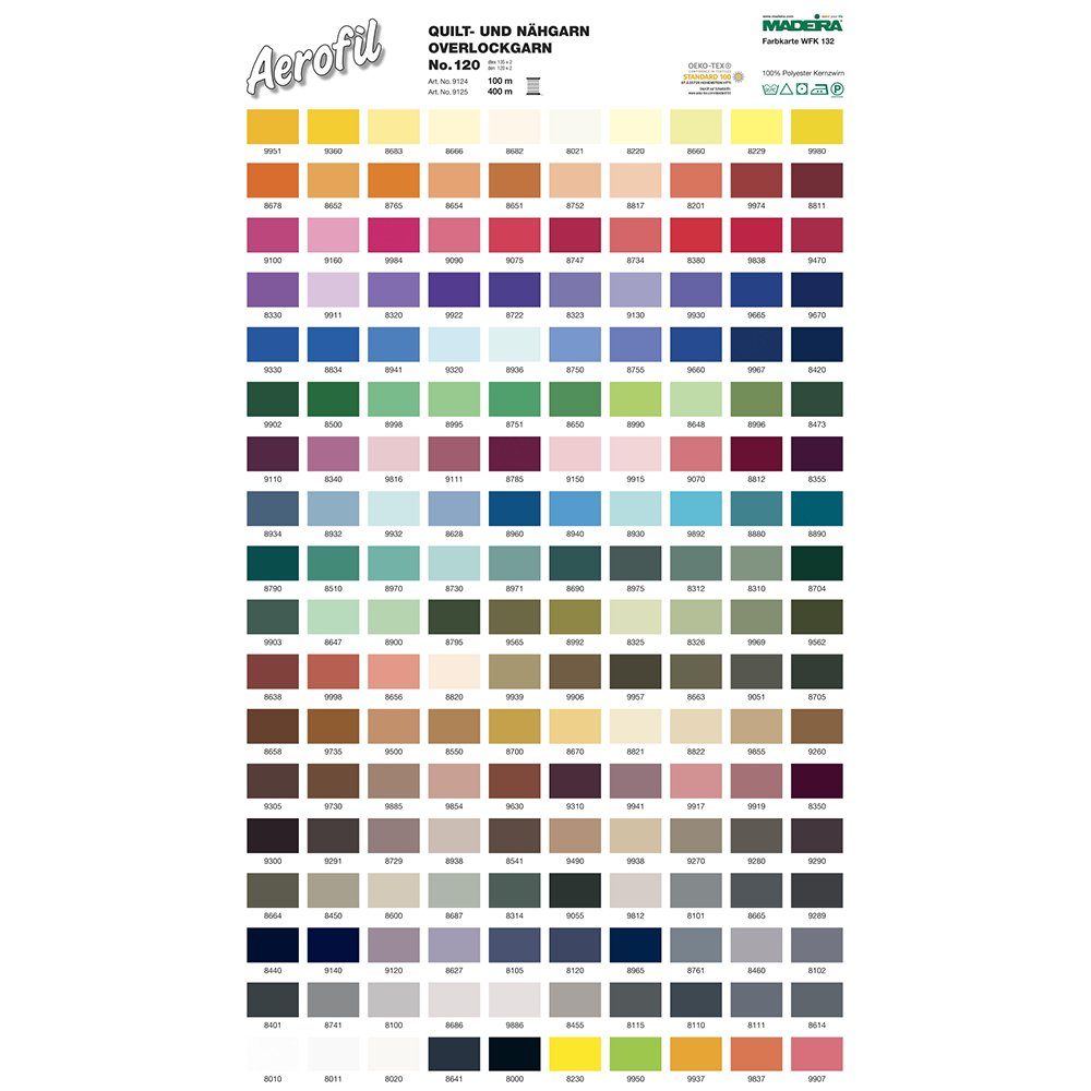 Madeira Madeira Aerofil 120 Nähgarn 400m Nähgarn