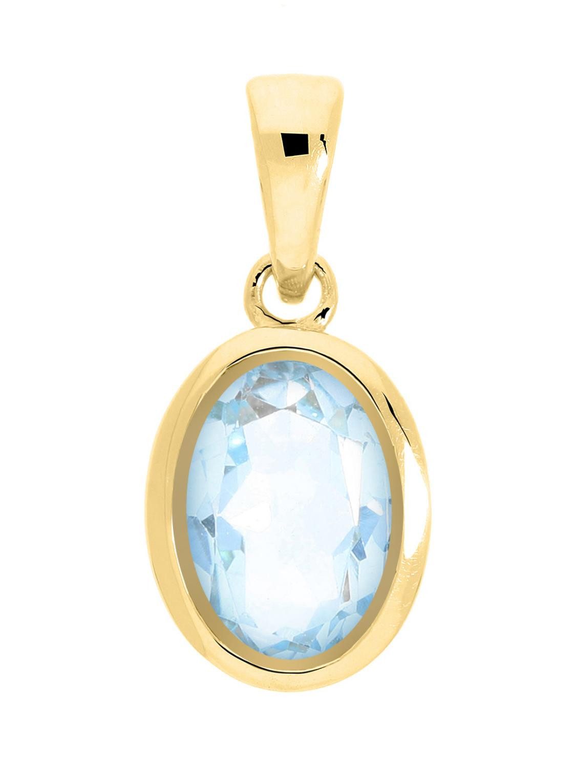 My Gold Kettenanhänger Damen Topas Anhänger günstig online kaufen