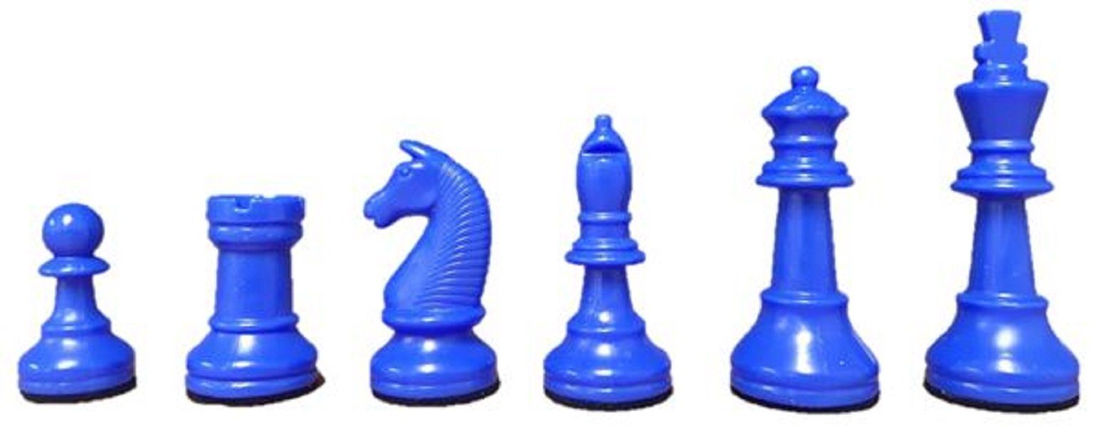 Solid-Line Spiel, Strategiespiel Schachfiguren, Tuniergeeignet blau