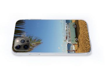 MuchoWow Handyhülle Strand - Bus - Surfen, Handyhülle Apple iPhone 13 Pro, Smartphone-Bumper, Print, Handy
