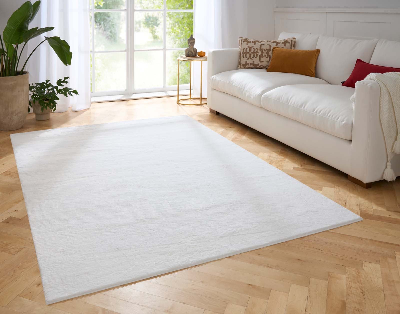 TaraCarpet Teppich Hasenfell Bora Soft, rechteckig, günstig online kaufen