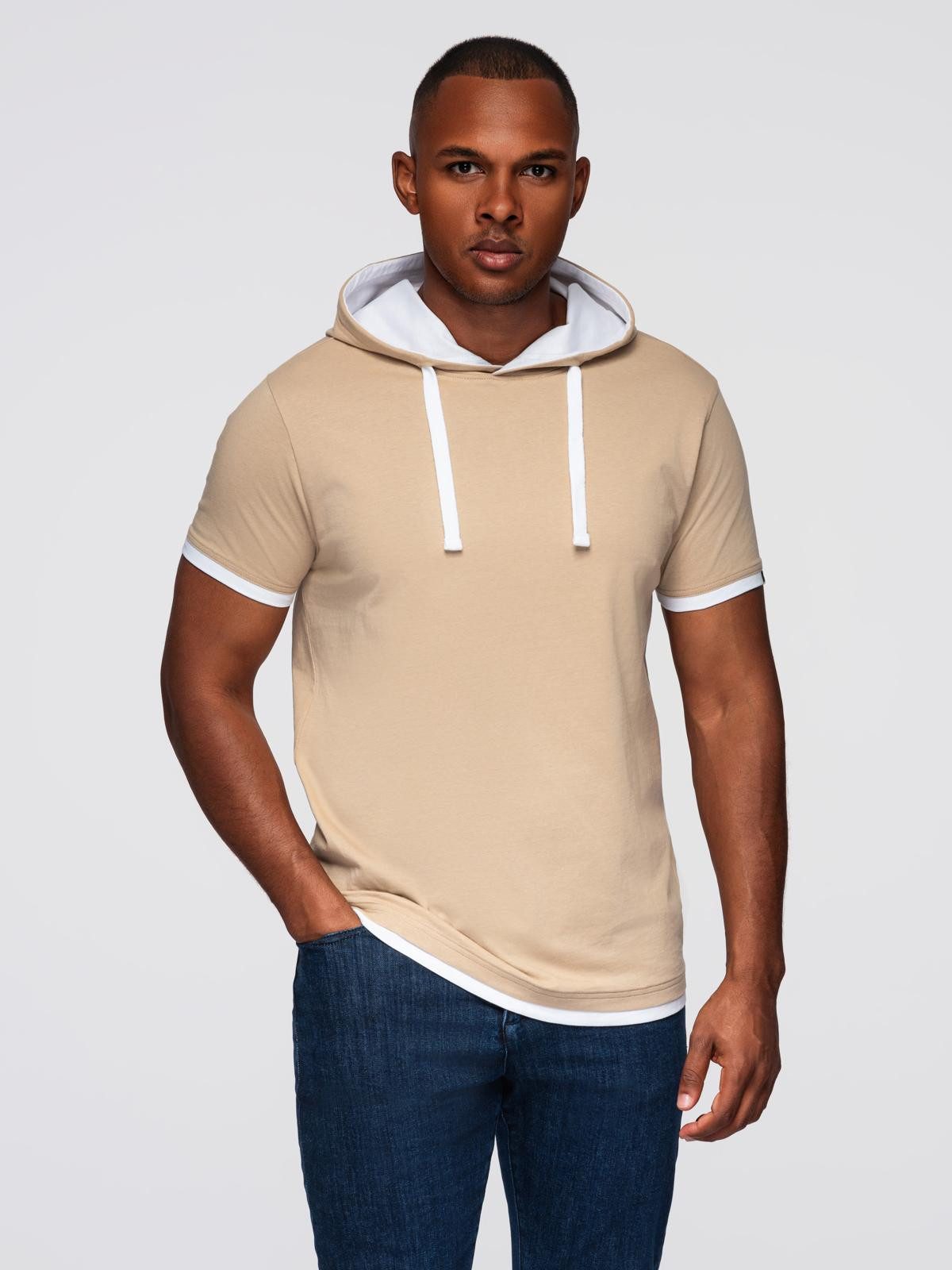 OMBRE Kapuzensweatshirt Herren-T-Shirt mit Kapuze