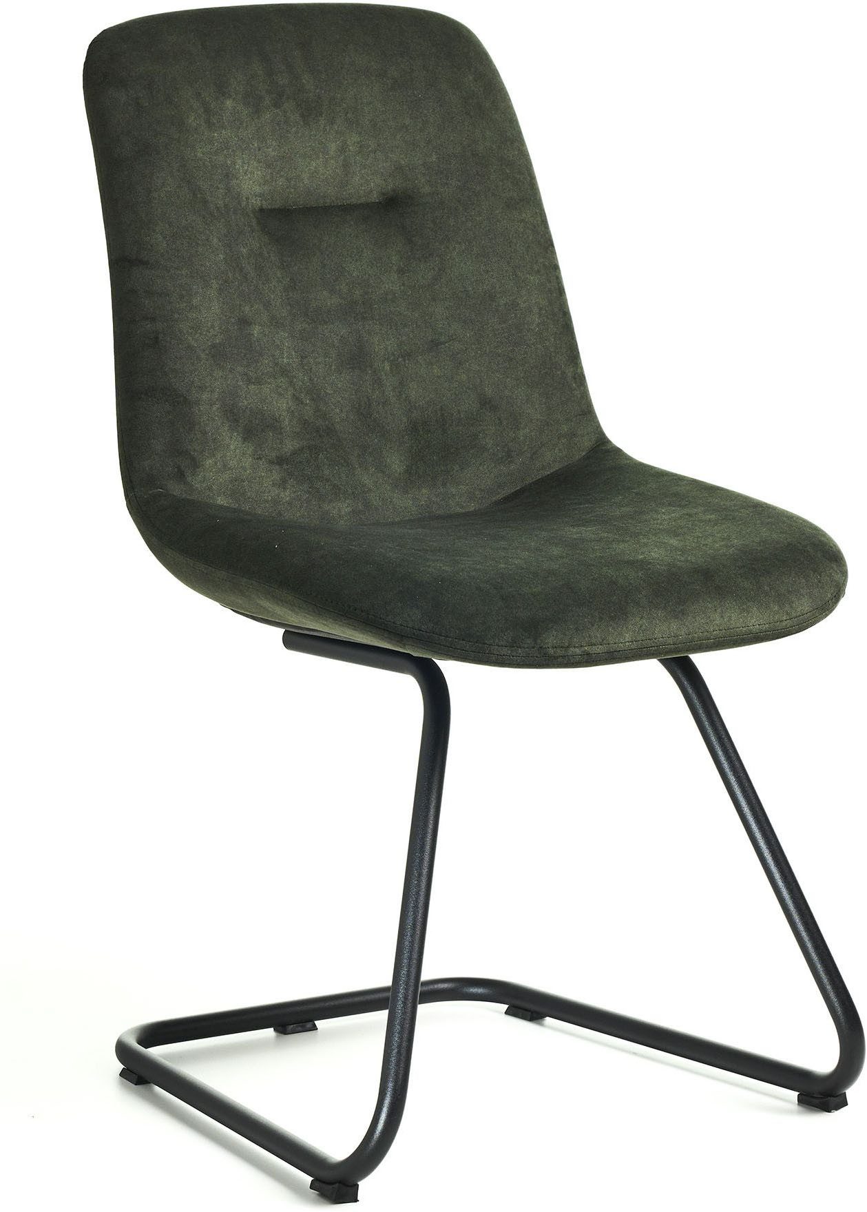 nobilia® Stuhl SWING-CH - verschiedene Bezugsqualitäten wählbar (1 St), Stuhl mit strukturgepulvertem Freischwingergestell