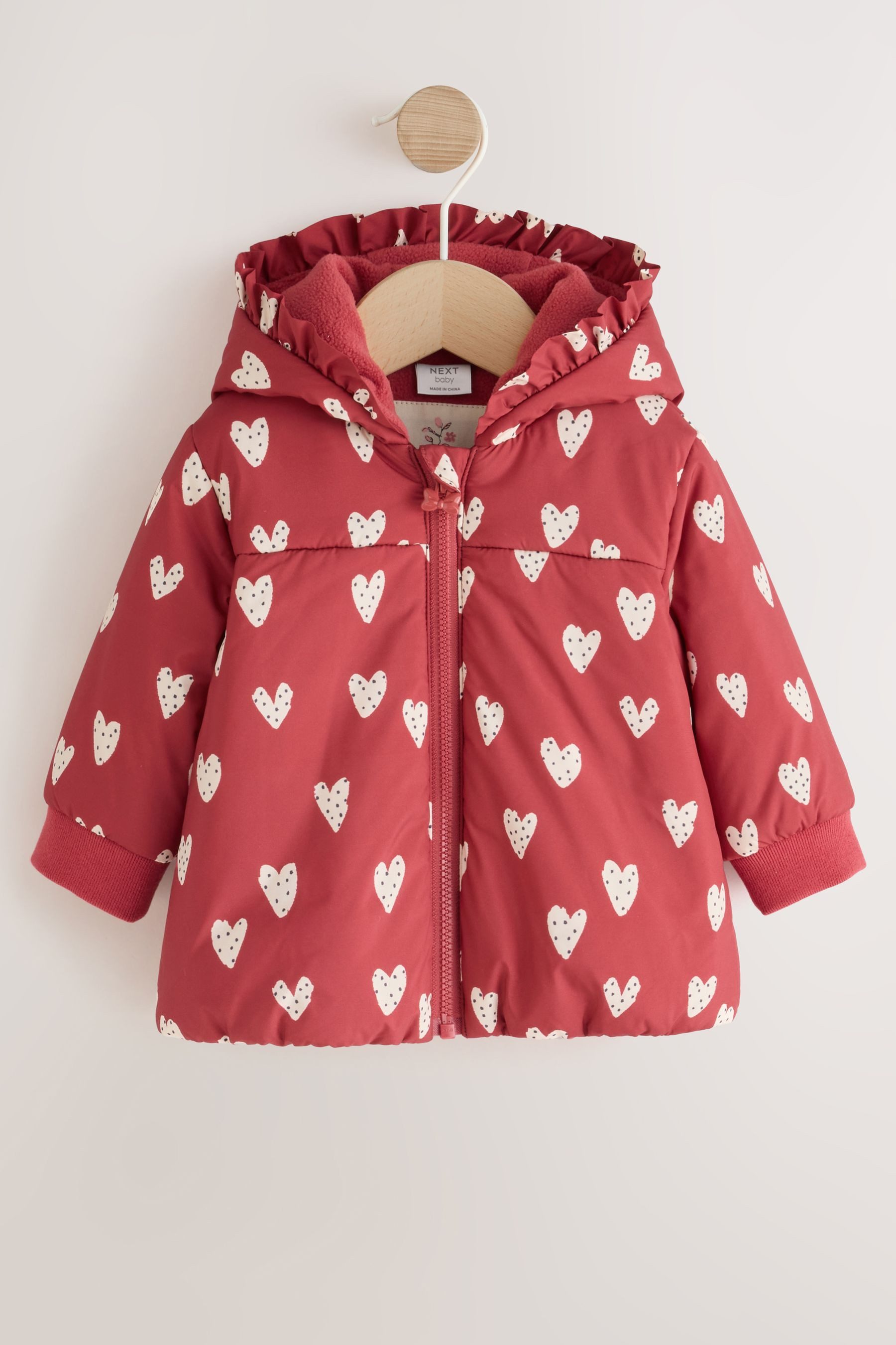 Next Steppjacke Wattierte Babyjacke mit Kapuze (1-St) – Bild 3 von 5