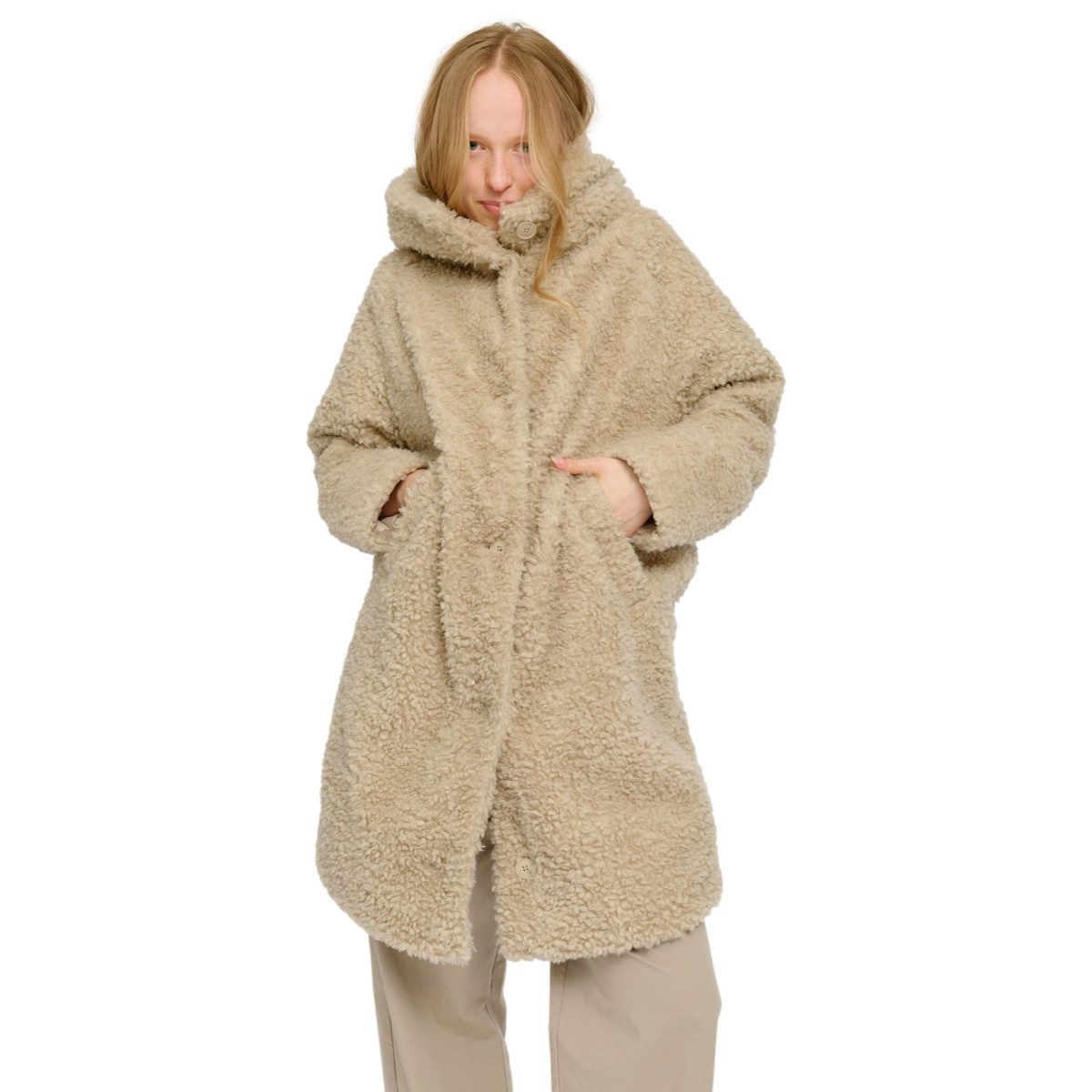 MAZINE Winterjacke Mazine Faux-Fur Coat - Kunstfellmantel