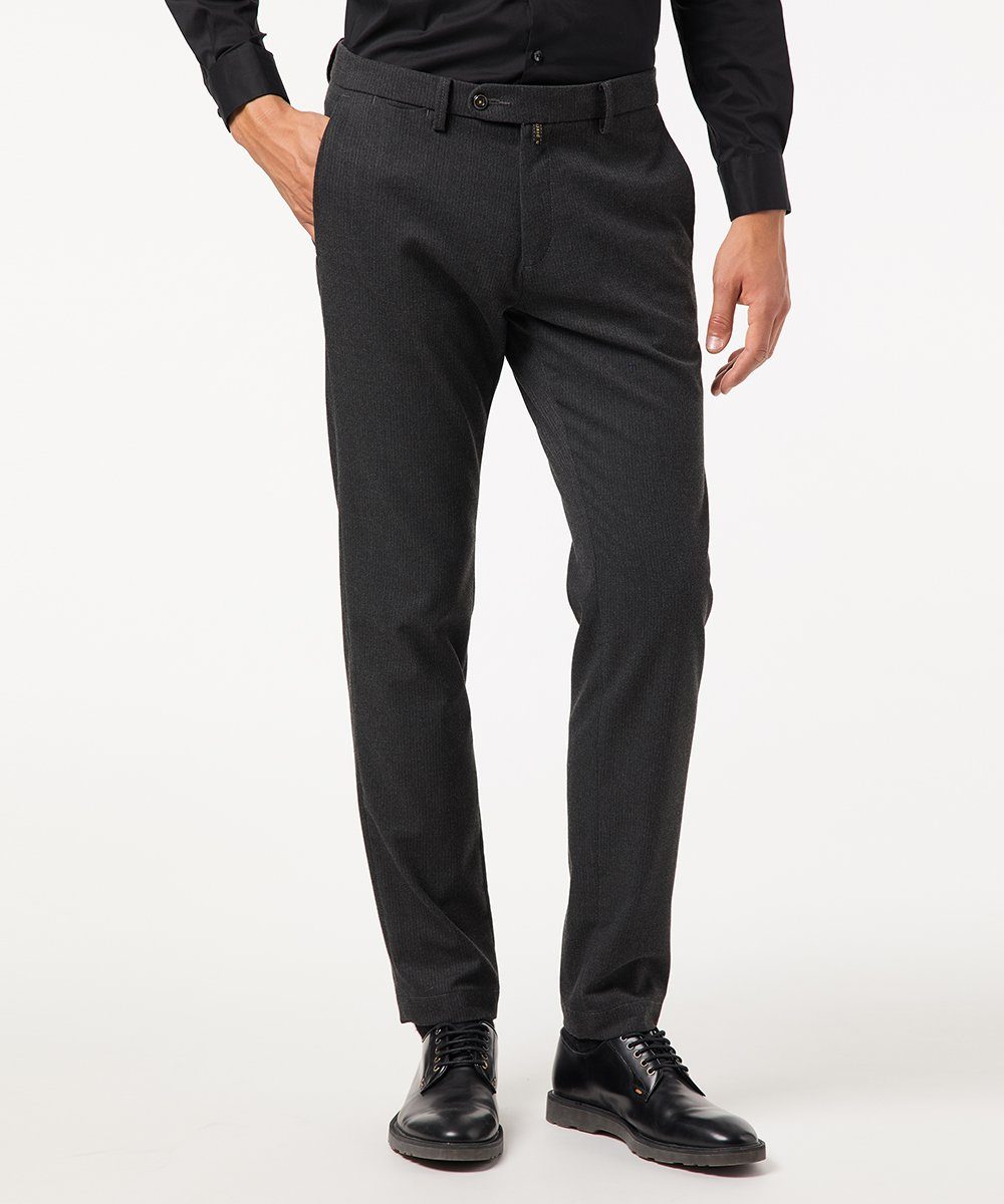 Pierre Cardin 5-Pocket-Jeans PIERRE CARDIN LYON dark anthra striped chino 3 günstig online kaufen