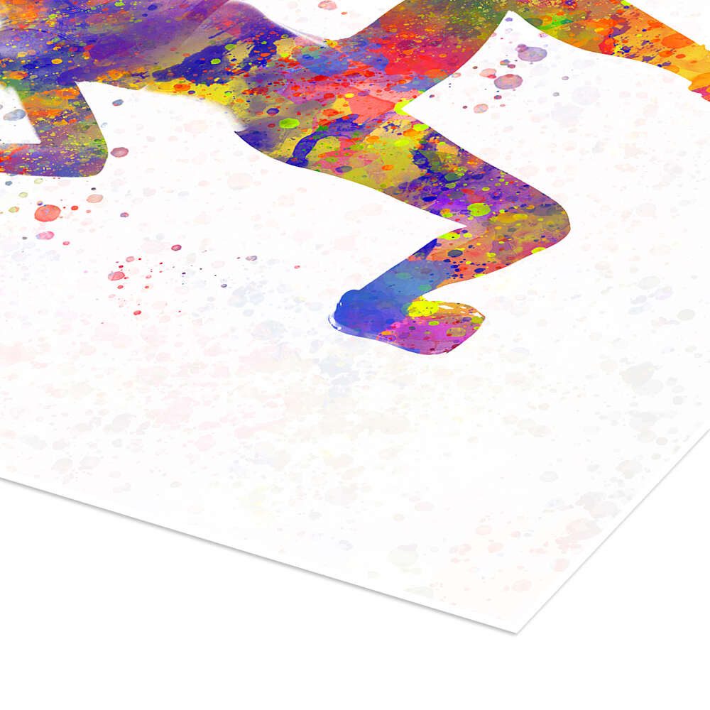 Posterlounge Wandbild Hanteltraining X, nobelart, erhältlich als Poster, Leinwandbild, Wandsticker oder Acrylglasbild