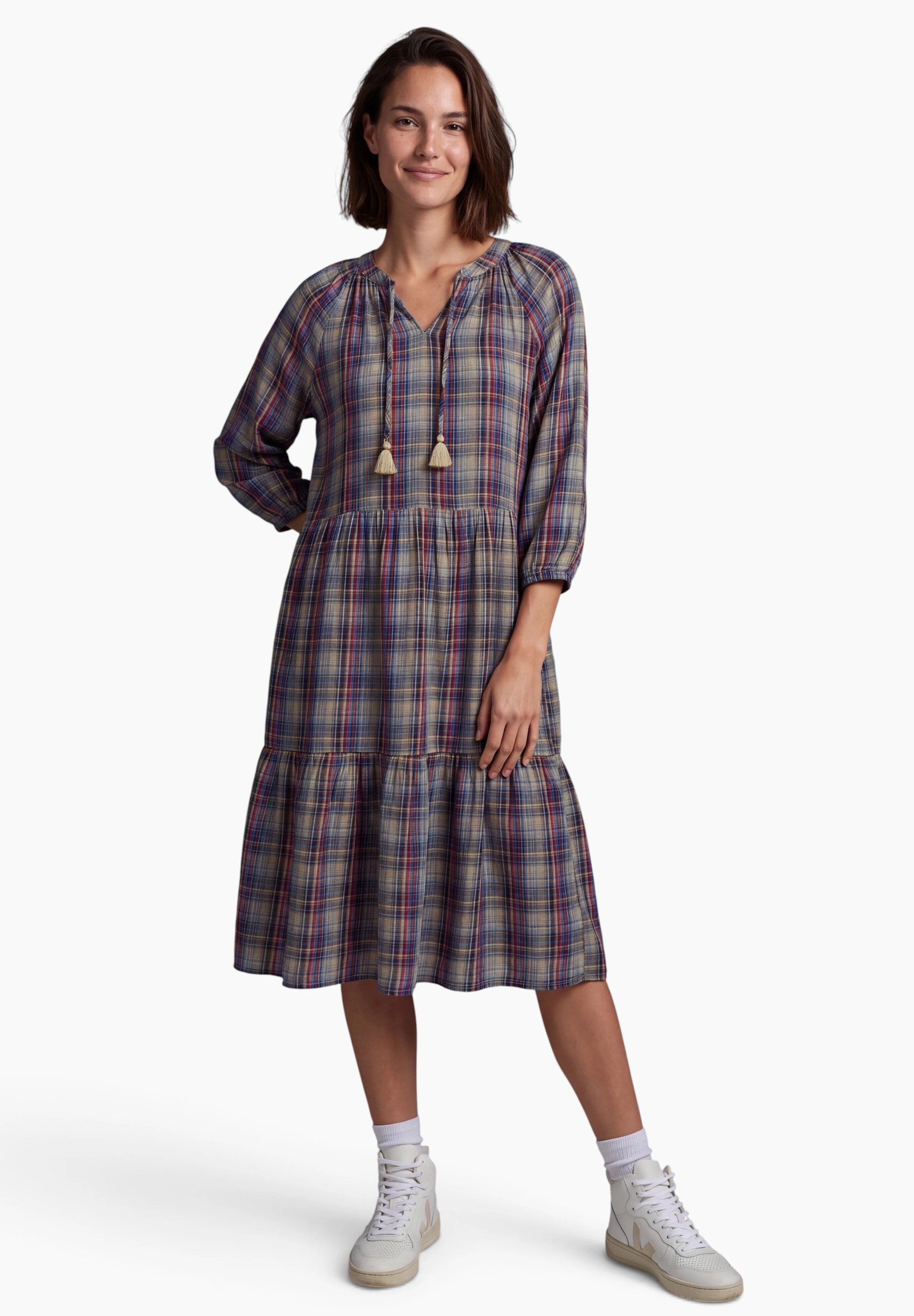 CECIL Midikleid mit allover Print