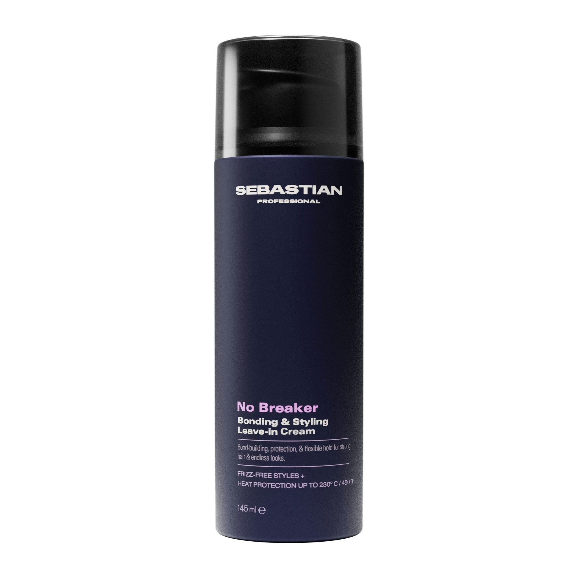 Sebastian Professional Haarcreme No Breaker Bonding & Styling Leave-In Crème, für geschädigtes, glanzloses, trockenes und widerspenstiges Haar