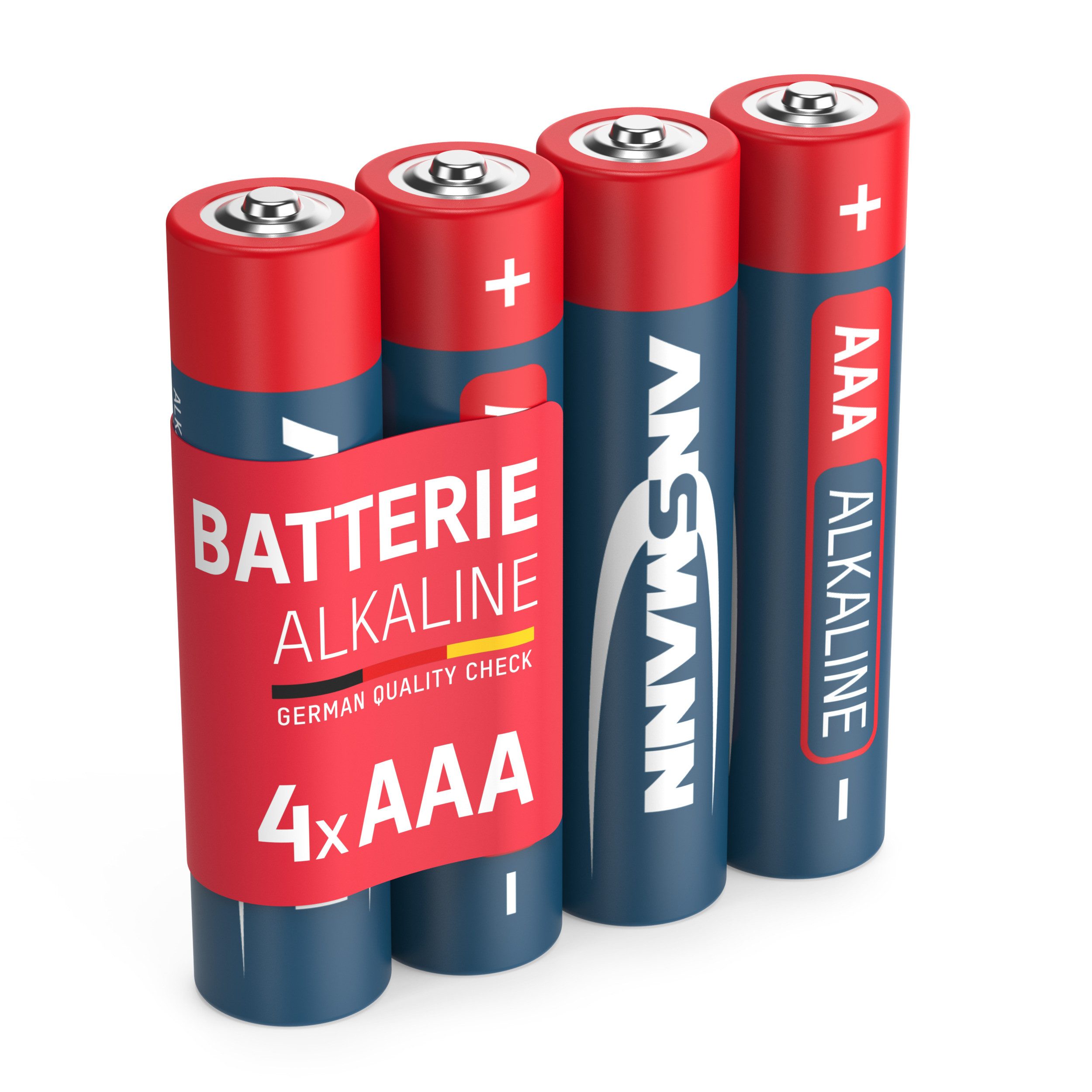 ANSMANN AG ANSMANN 4x AAA Micro Batterie Alkaline / LR03 Batterie