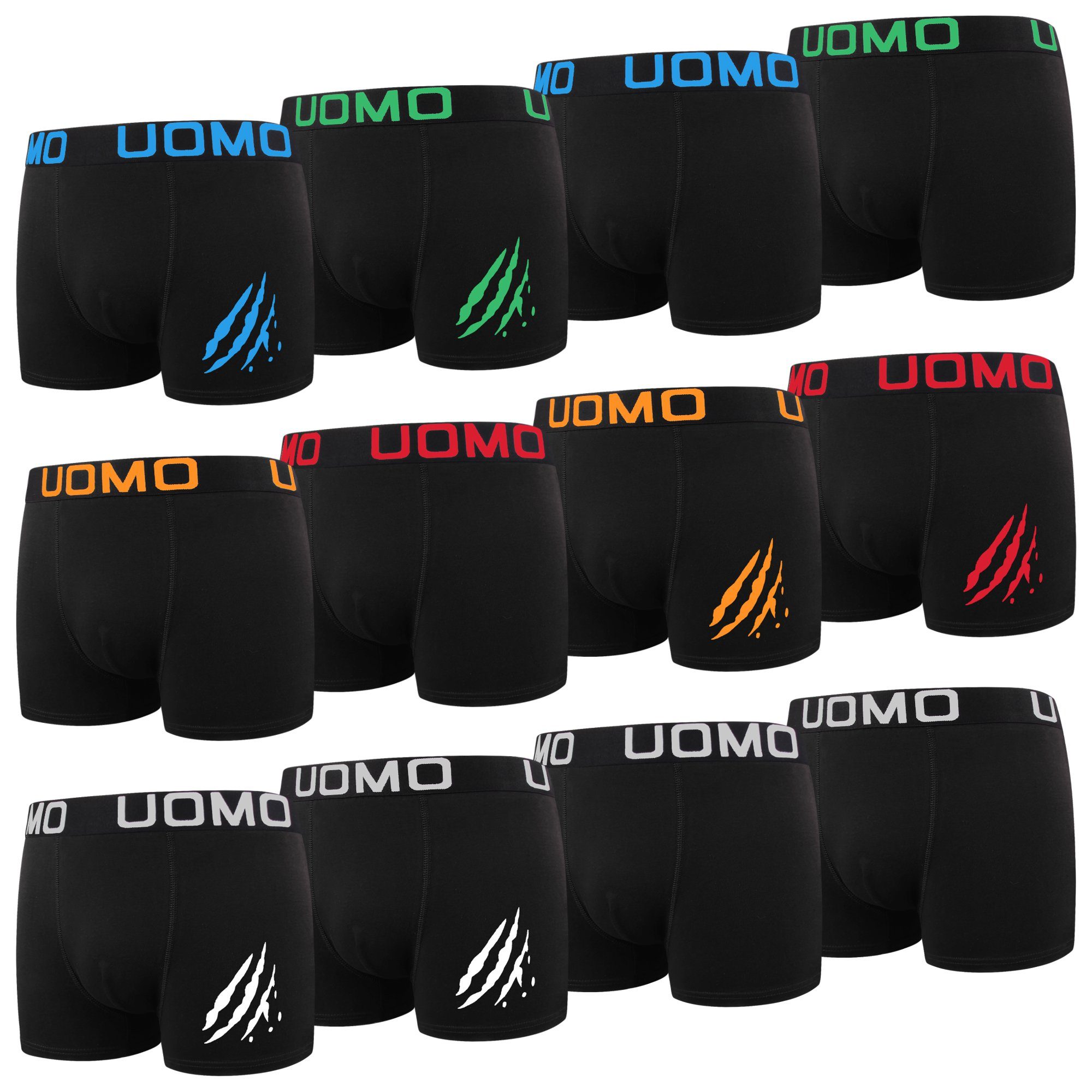 L&K Boxershorts 1119 (12er-Pack) Boxershorts Herren aus Baumwolle klassisch günstig online kaufen