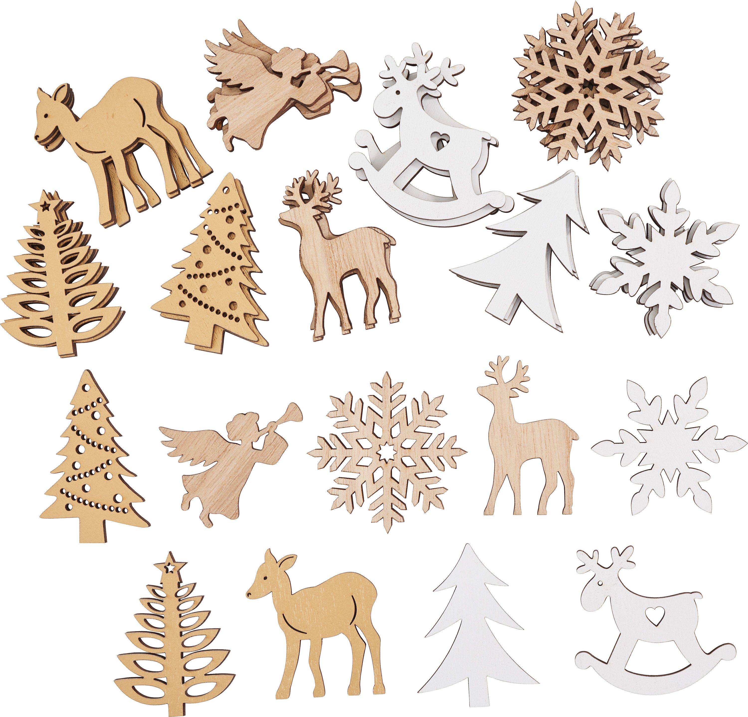 VBS Streudeko Weihnachtsmotive, 36 Stück