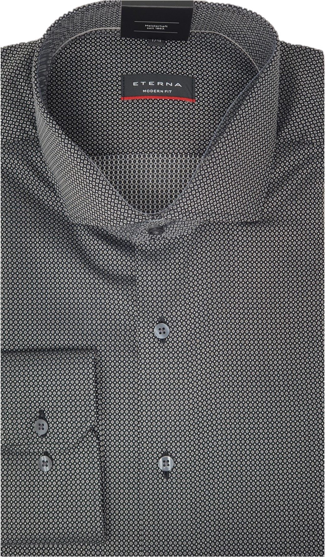 Eterna Businesshemd 3469-X17V, Modern Fit, Kettlacé strukturiert