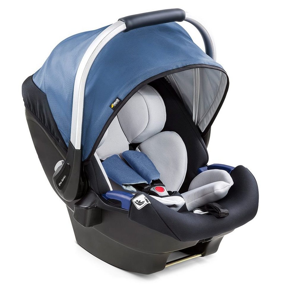 Hauck Babyschale iPro Baby - i-Size - Denim, bis: 13 kg, Gruppe 0+ Baby  Autositz ab Geburt bis 18 Monate mit Sitzverkleinerer