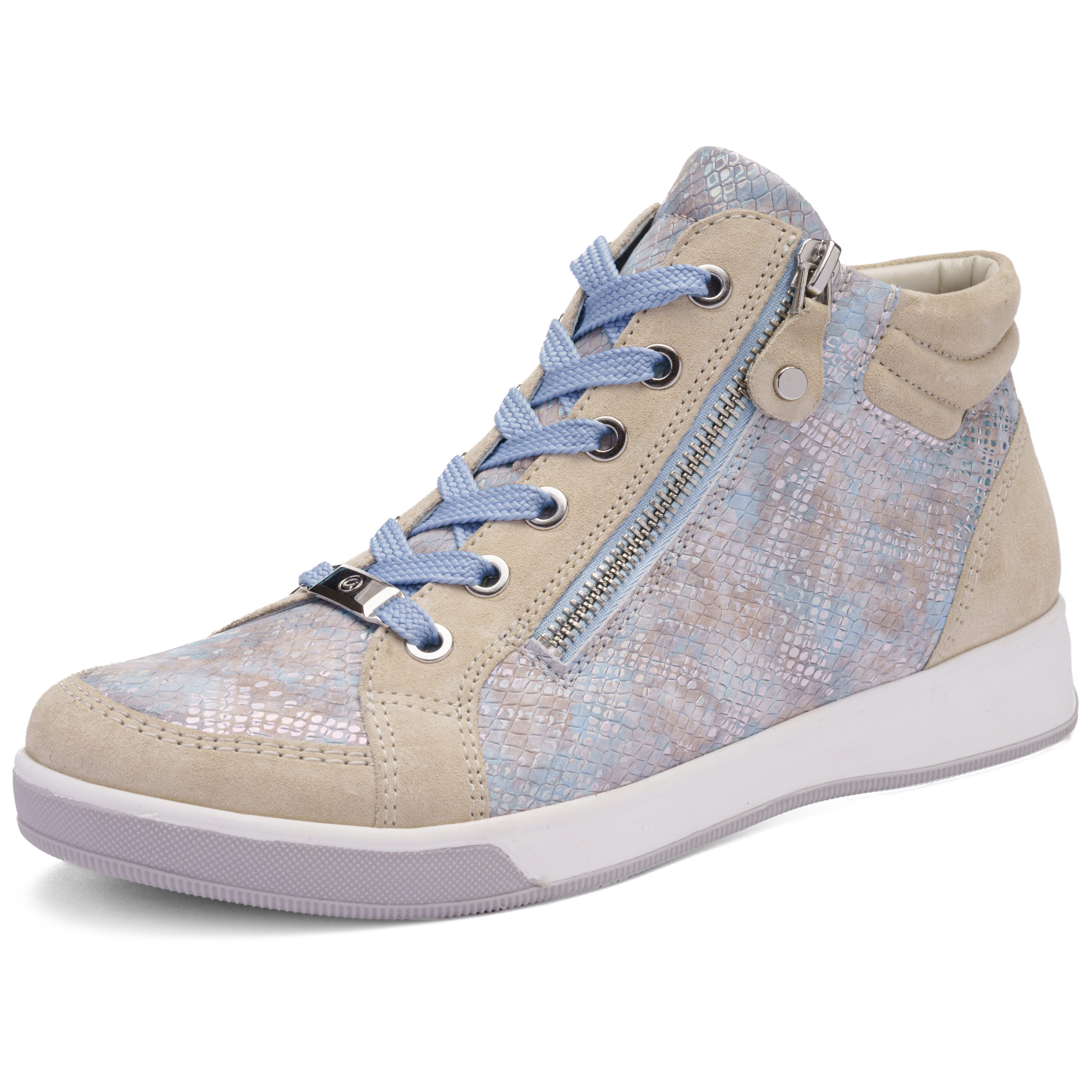 Ara ROM Sneaker, Freizeitschuh, High-Top-Sneaker, Schnürschuh in Schuhweite G (weit)