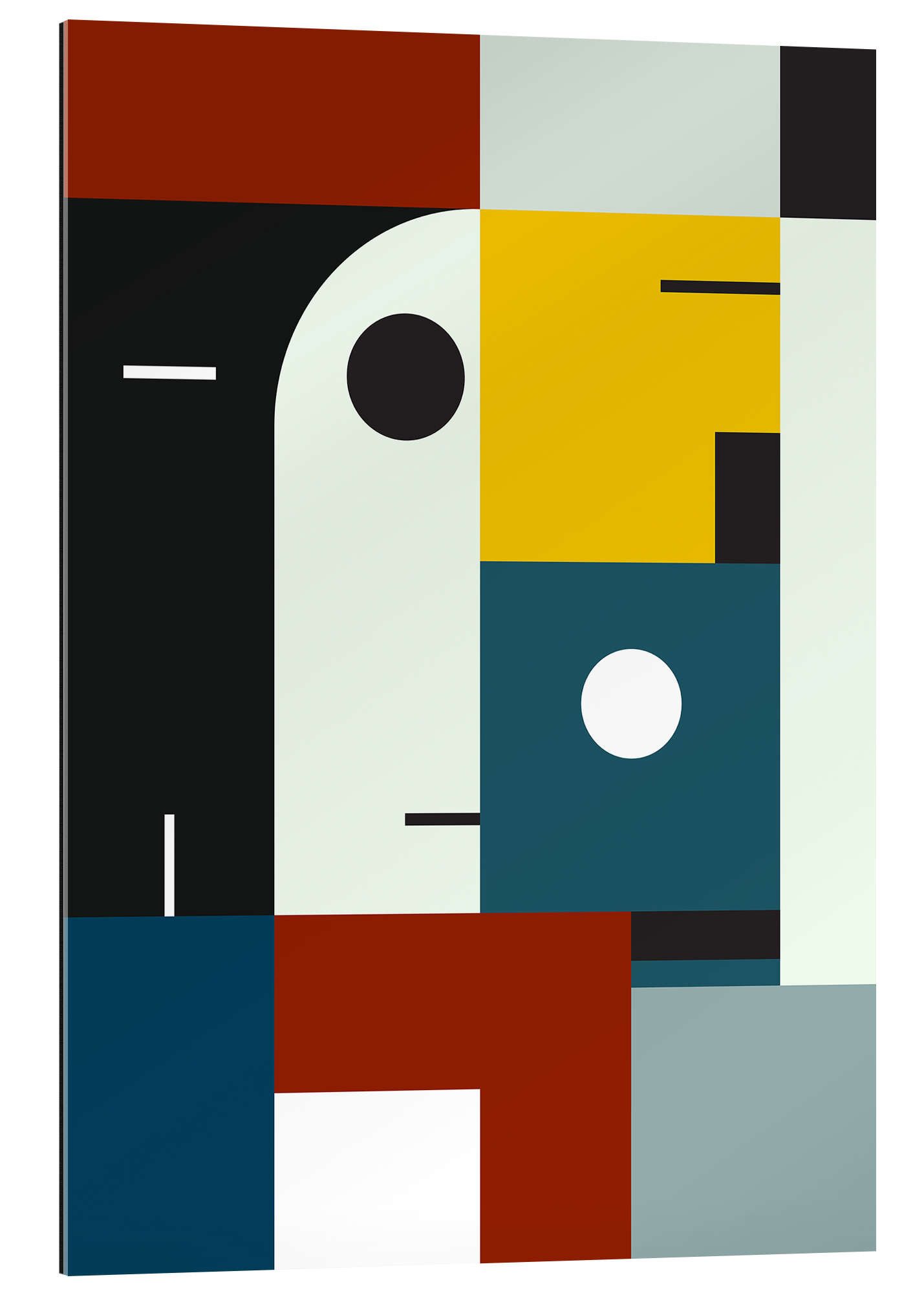 Posterlounge XXL-Wandbild THE USUAL DESIGNERS, Bauhaus Zeit, Büro Skandinavisch Grafikdesign