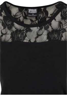 URBAN CLASSICS Kurzarmshirt Urban Classics Damen Ladies Top Laces Tee (1-tlg)