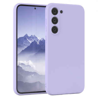 EAZY CASE Handyhülle TPU Hülle für Samsung Galaxy S23 Plus 6,6 Zoll, Silikonhülle stoßfest Smart Slimcover Case Dünn Violett / Lavendel