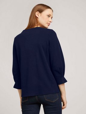 TOM TAILOR Denim Sweatshirt Sweatshirt mit Bio-Baumwolle