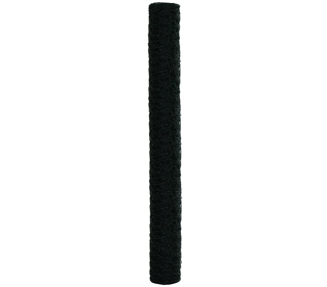 Dehner Zaun Drahtgitter, sechseckige Maschen, PVC-Beschichtung, Drahtgitter für Garten und Tiergehege, stabil, vielseitig