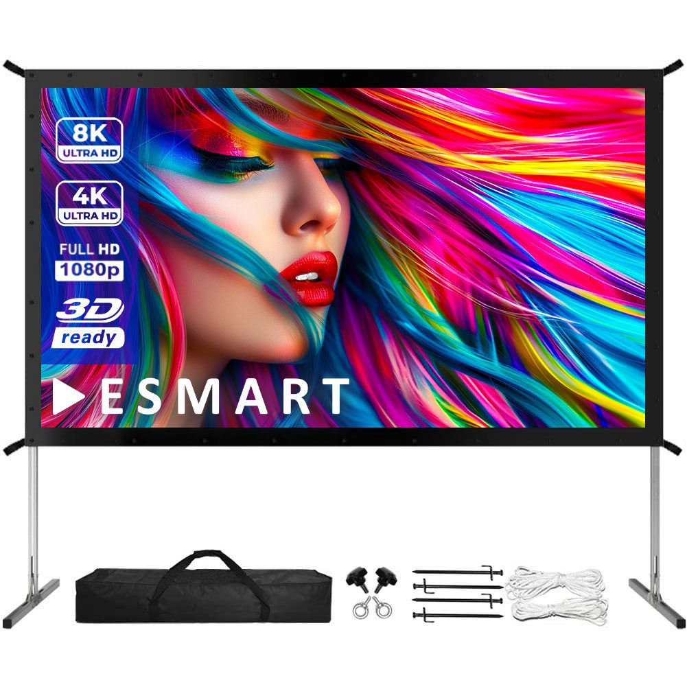 266 x 149 cm / 16:9 / Weißes Tuch