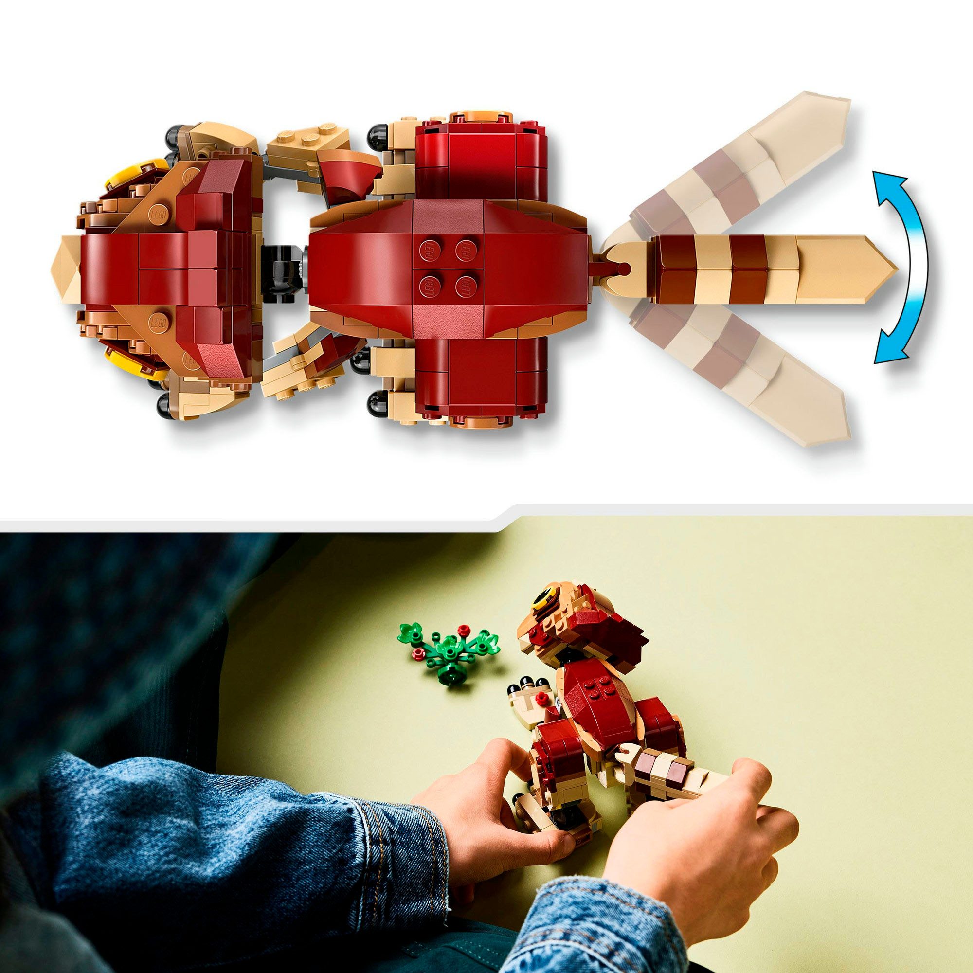 LEGO® Babydinosaurier Dolores: Aquilops (76970), LEGO Jurassic World Konstruktionsspielsteine, (339 St), Made in Europe – Bild 5 von 5