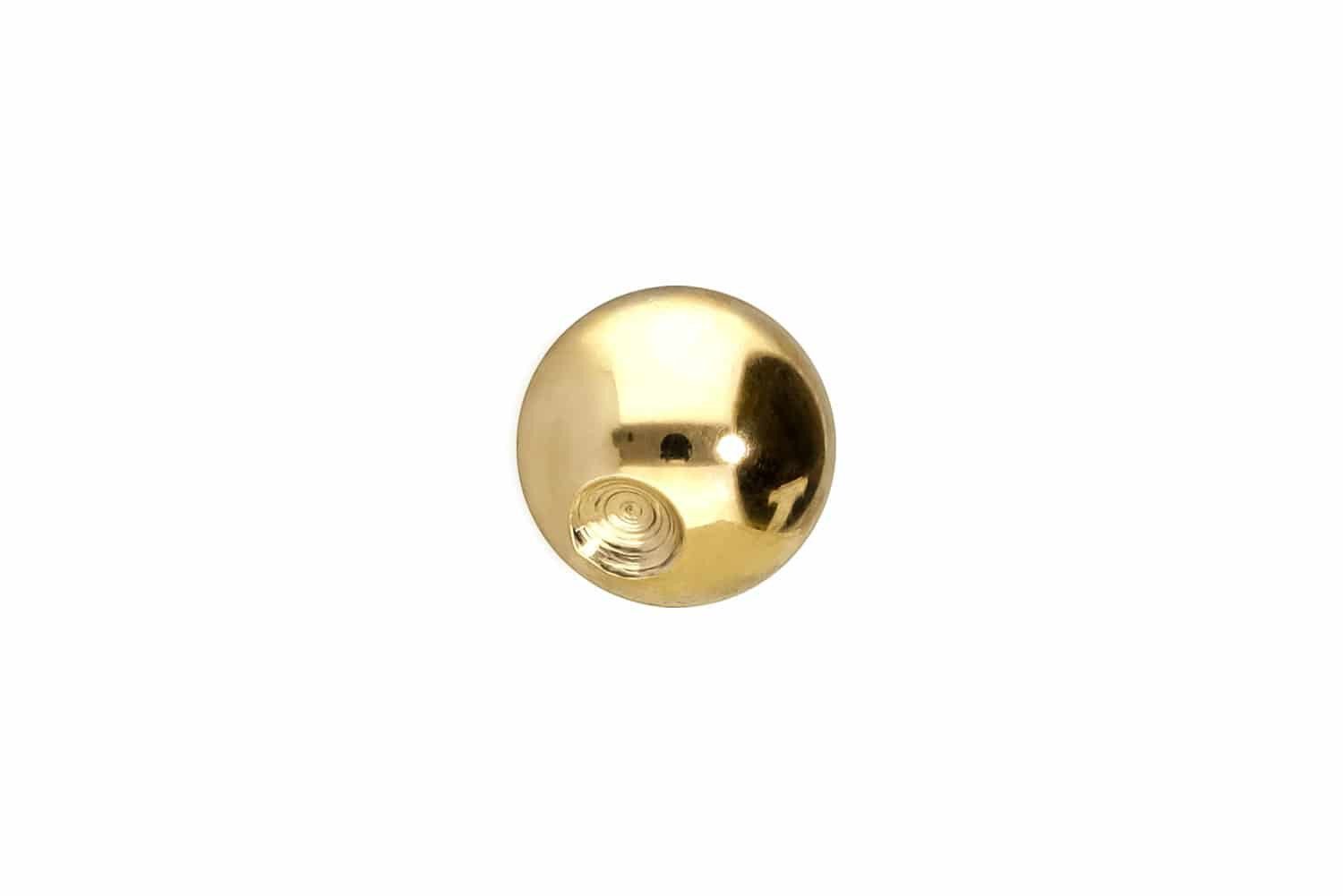 PIERCINGLINE Piercing-Set 14/18 Karat Gold Klemmkugel (Klemm-Aufsätze, 1-tlg)