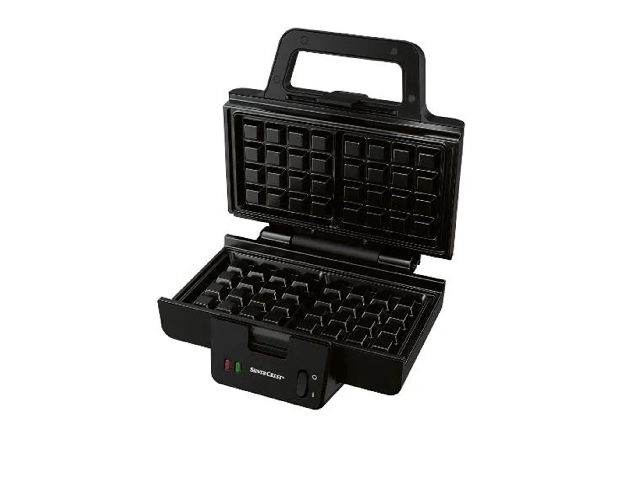 SilverCrest Waffeleisen SILVERCREST® XXL-Waffeleisen "SW 900 A1" für 2 Waffeln inkl. Rezepte