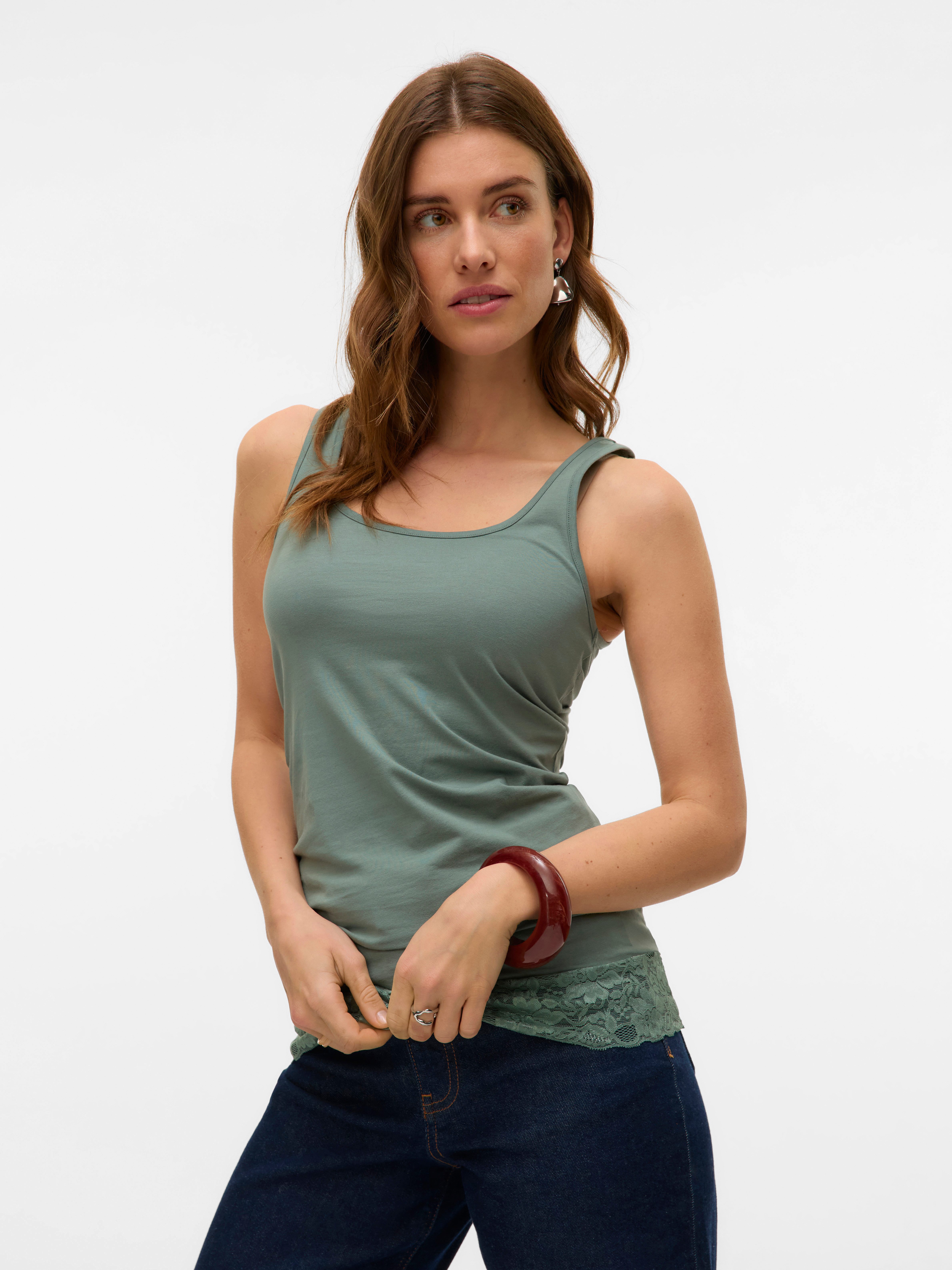 Vero Moda Tanktop VMMAXI MY LACE günstig online kaufen