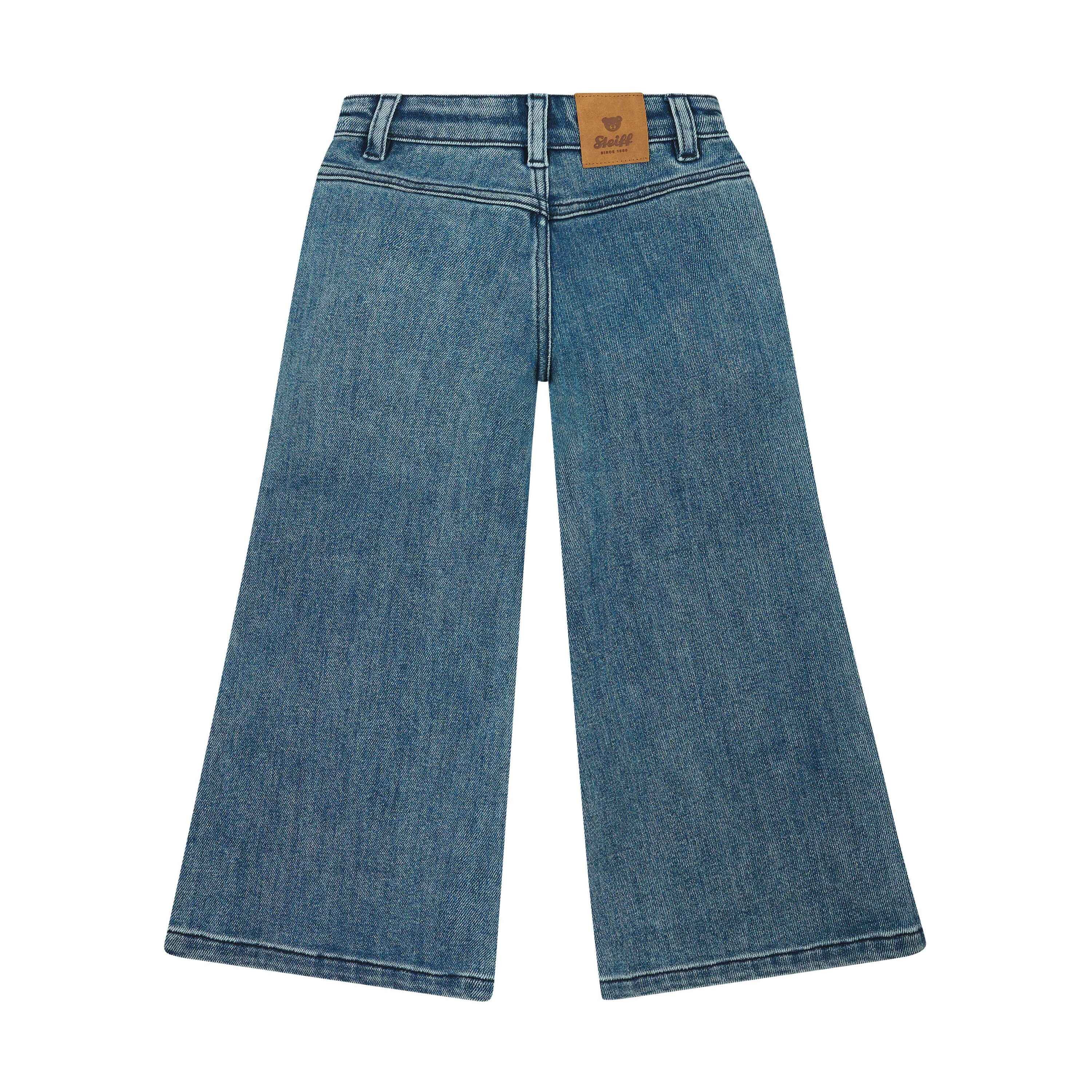 Steiff Regular-fit-Jeans Jeanshose Woof & Fluff, verstellbarer Bund