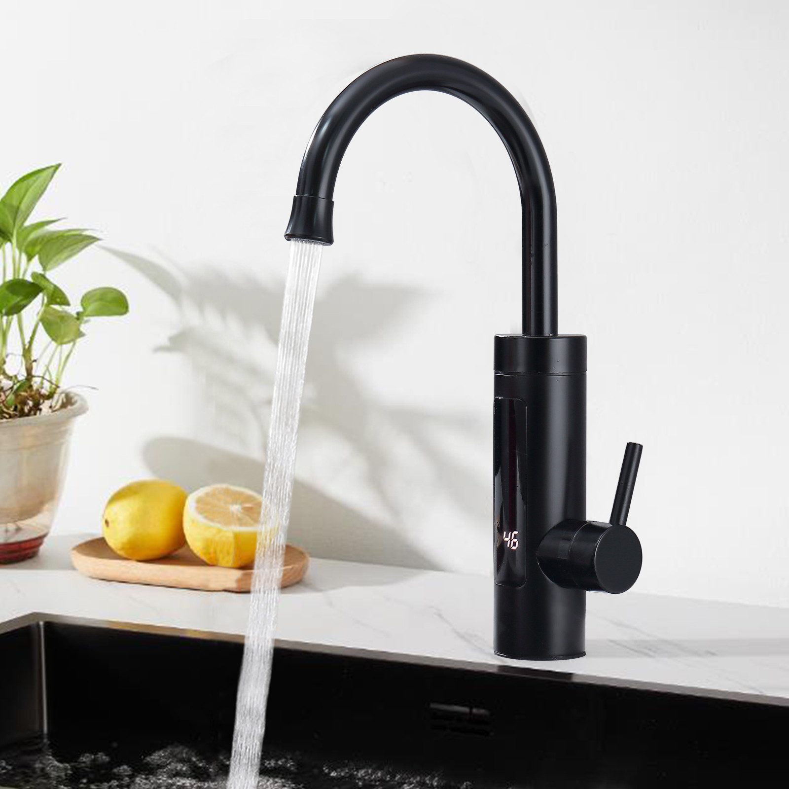 HOMELODY Küchenarmatur Elektrischer Wasserhahn Küche mit Digitalanzeige und günstig online kaufen