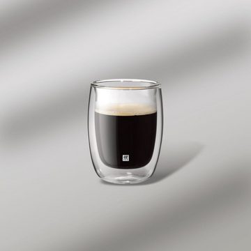 Zwilling Tasse ZWILLING Sorrento Doppelwandiges Kaffeeglas 200 ml / 2-tlg, Borosilikatglas