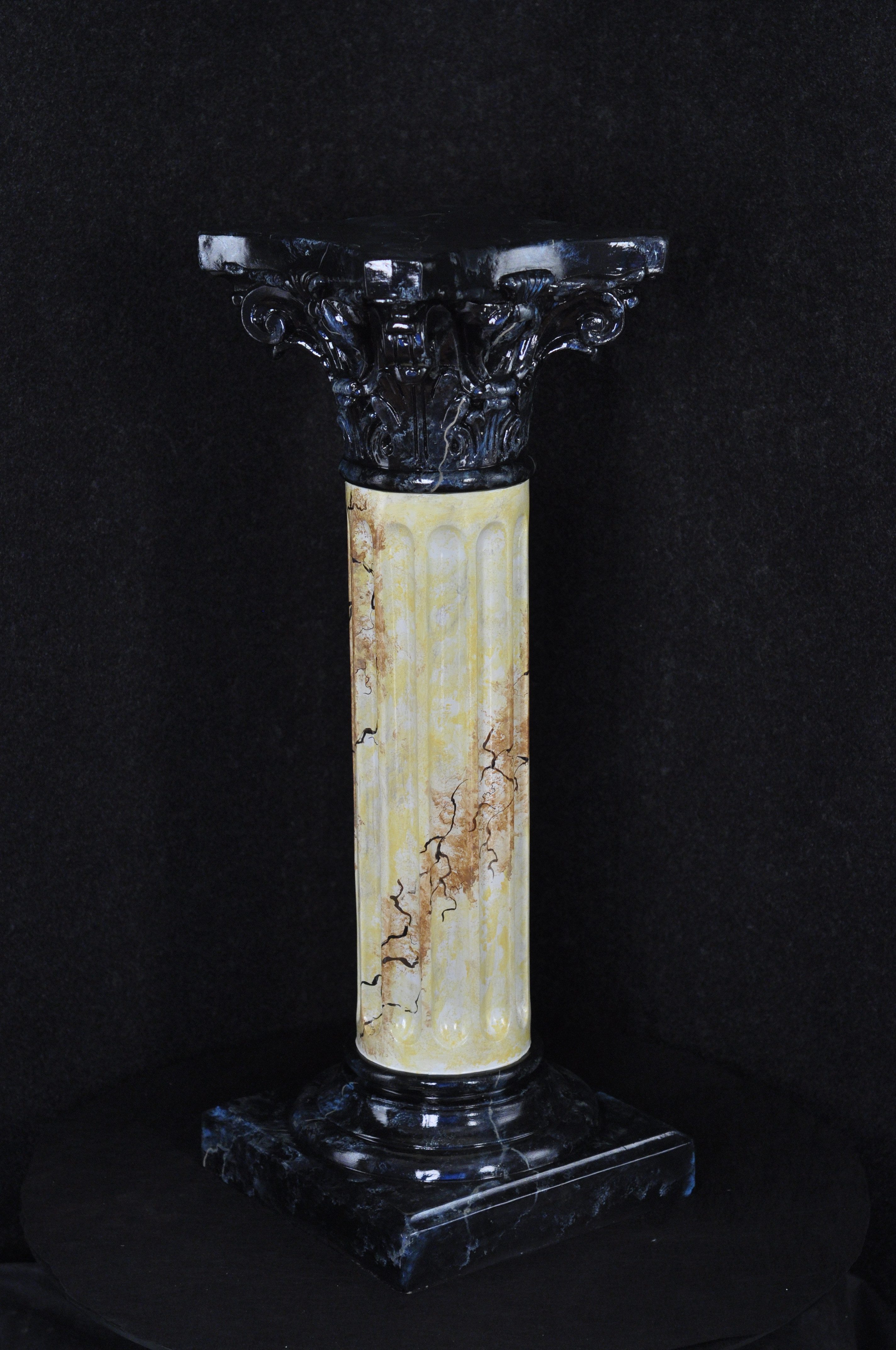 Schatzkiste1 Beistelltisch Beistelltisch Marmoriert Dekosäule 75 günstig online kaufen