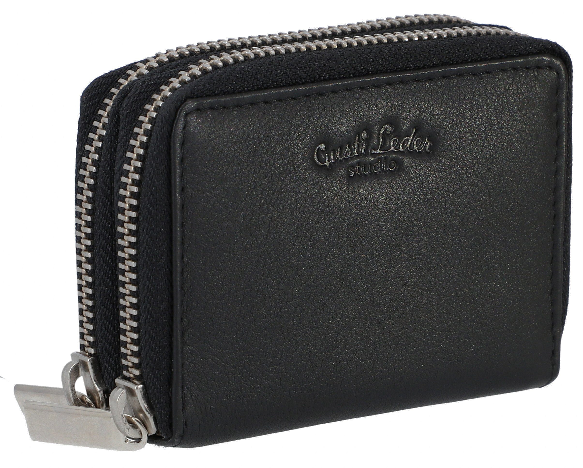Gusti Leder Geldbörse Gusti Leder Geldbörse Dillon (Querformat, 1-tlg., Querformat)