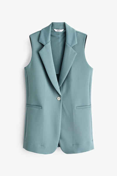 Next Куртки блейзер Luxuriöser, formeller Jersey-Blazer ohne Ärmel (1-tlg)