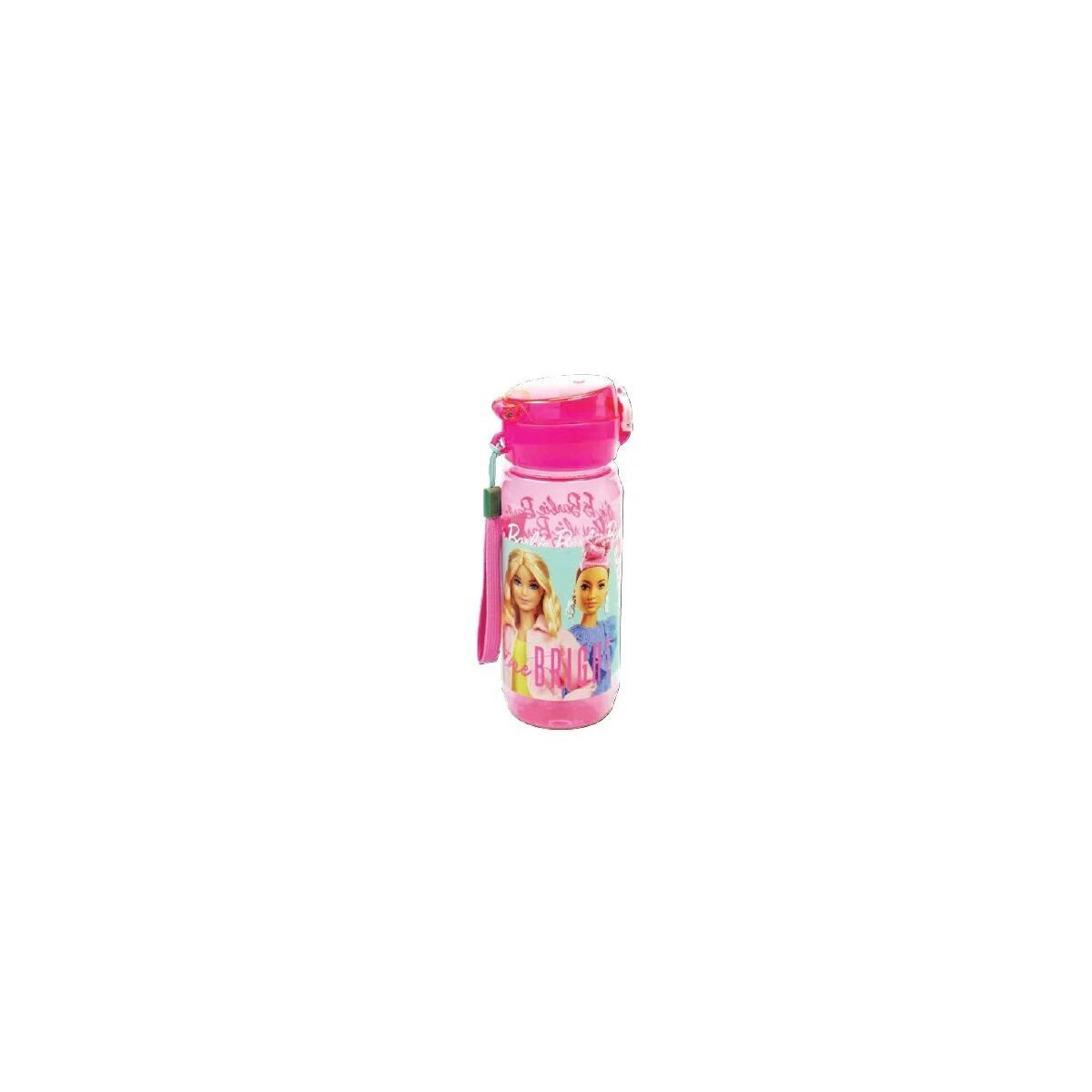 Barbie Trinkflasche Barbie Shine Bright Plastikflasche mit Haken 600 ml