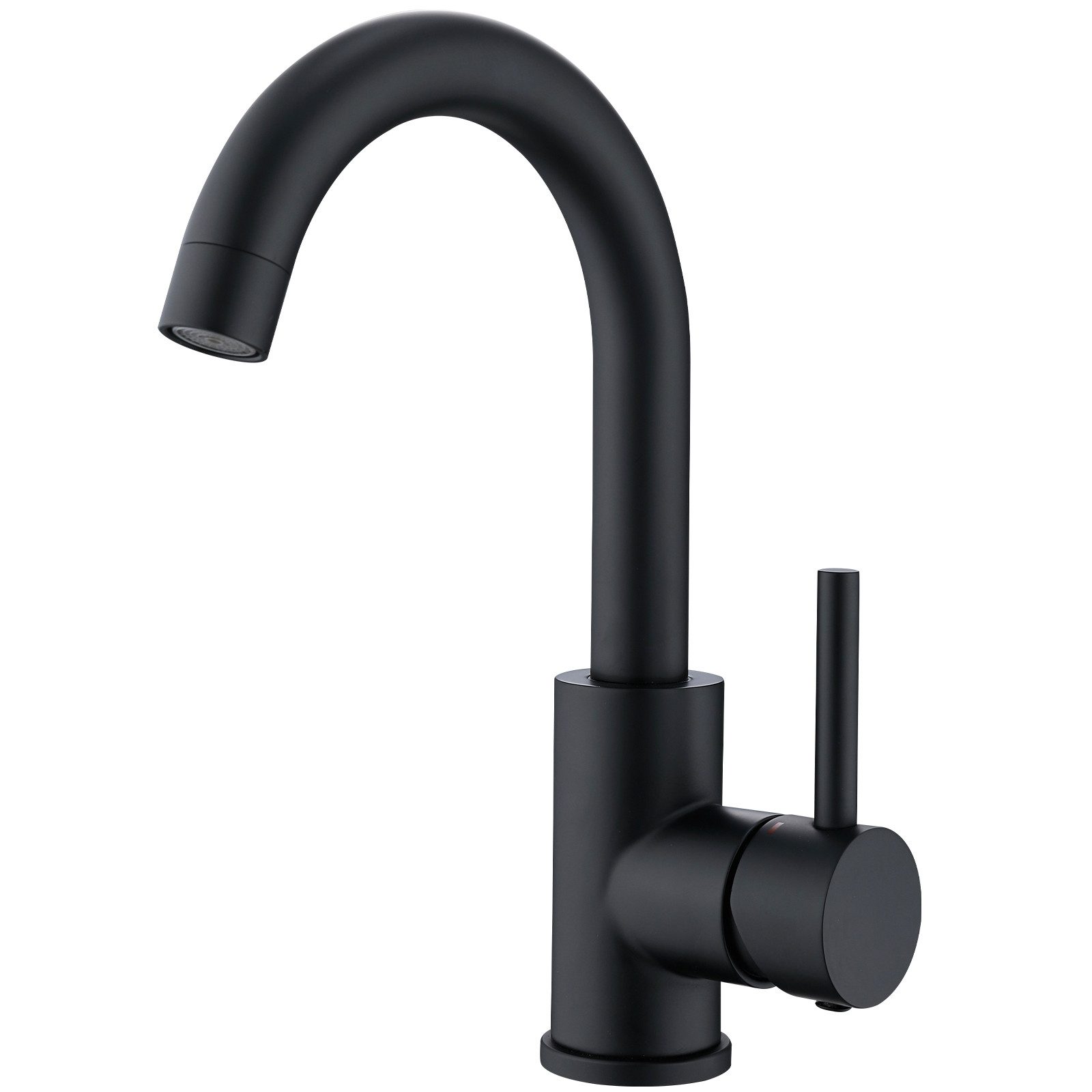 HOMELODY Küchenarmatur Niederdruck-Küchenarmatur 360° drehbare Küchenarmatur aus Edelstahl (Set, Mischbatterie) chrom